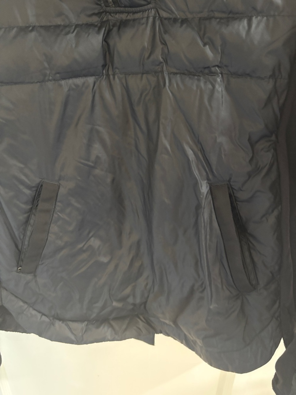 Lululemon What The Fluff Puffer Jacket Women 10 Black Goose Down Fill Quilted - Picture 5 of 7